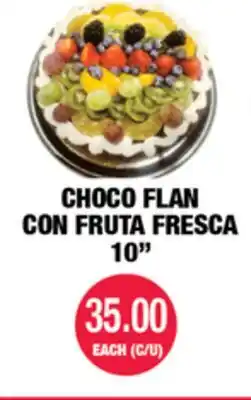 Carnicerias Jimenez CHOCO FLAN CON FRUTA FRESCA 10 offer