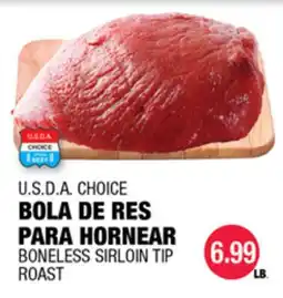 Carnicerias Jimenez U.S.D.A. CHOICE BOLA DE RES PARA HORNEAR offer