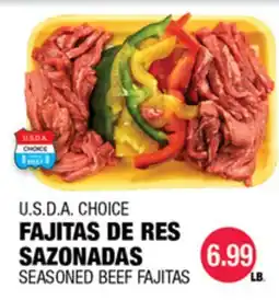 Carnicerias Jimenez FAJITAS DE RES SAZONADAS offer