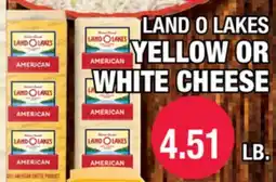 Carnicerias Jimenez LAND O LAKES YELLOW OR WHITE CHEESE offer