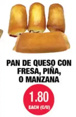 Carnicerias Jimenez PAN DE QUESO CON FRESA, PIÑA, O MANZANA offer
