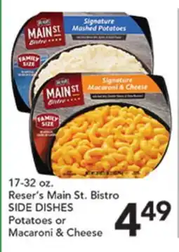 Pete's Fresh Market Reser's Main St. Bistro SIDE DISHES offer