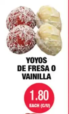 Carnicerias Jimenez YOYOS DE FRESA O VAINILLA offer