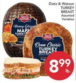 Pete's Fresh Market Dietz & Watson TURKEY BREAST offer