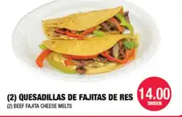 Carnicerias Jimenez (2) QUESADILLAS DE FAJITAS DE RES offer