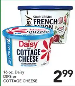 Pete's Fresh Market 16 oz. Daisy DIPS or COTTAGE CHEESE offer
