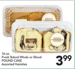 Pete's Fresh Market Fresh Baked Whole or Sliced POUND CAKE offer