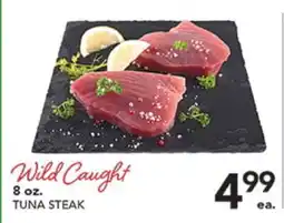 Pete's Fresh Market WILD CAUGHT TUNA STEAK offer