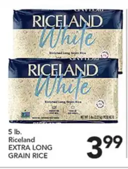 Pete's Fresh Market 5 lb. Riceland EXTRA LONG GRAIN RICE offer