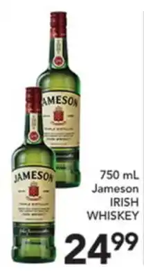 Pete's Fresh Market 750 mL Jameson IRISH WHISKEY offer