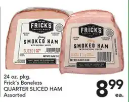 Pete's Fresh Market Frick's Boneless QUARTER SLICED HAM offer