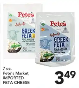 Pete's Fresh Market Pete's Market IMPORTED FETA CHEESE offer
