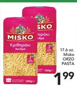 Pete's Fresh Market Misko ORZO PASTA offer