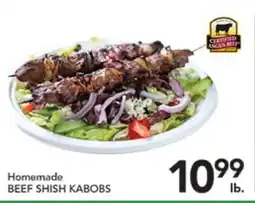 Pete's Fresh Market Homemade BEEF SHISH KABOBS offer