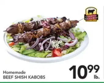 Pete's Fresh Market Homemade BEEF SHISH KABOBS offer