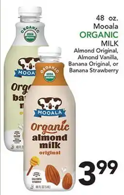 Pete's Fresh Market 48 oz. Moolala ORGANIC MILK offer