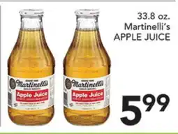 Pete's Fresh Market Martinelli's APPLE JUICE offer