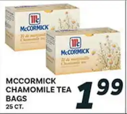 El Paso Grande MCCORMICK CHAMOMILE TEA BAGS offer