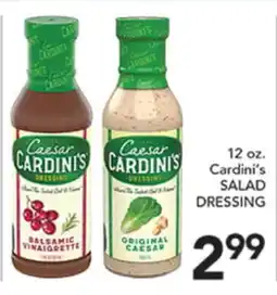 Pete's Fresh Market 12 oz. Cardini's SALAD DRESSING offer