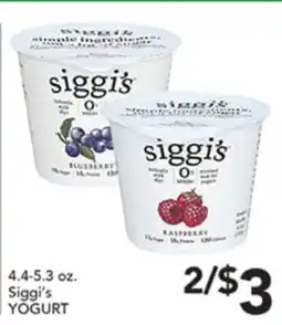 Pete's Fresh Market Siggi's YOGURT offer