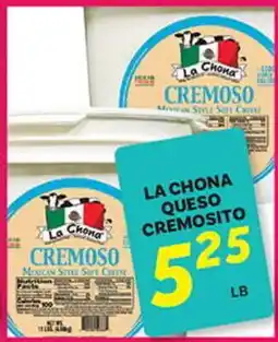 El Paso Grande LA CHONA QUESO CREMOSITO offer