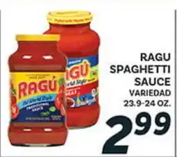 El Paso Grande RAGU SPAGHETTI SAUCE offer