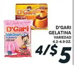 El Paso Grande D'GARI GELATINA offer