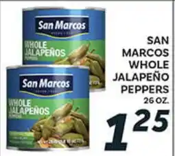 El Paso Grande SAN MARCOS WHOLE JALAPEÑO PEPPERS offer