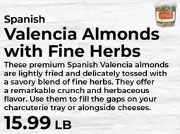 Sunset Foods Spanish Valencia Almonds with Fine Herbs offer