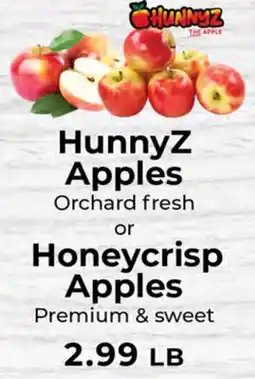 Sunset Foods HunnyZ Apples Orchard fresh or Honeycrisp Apples offer