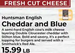 Sunset Foods Huntsman English Cheddar and Blue offer