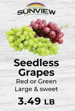 Sunset Foods Seedless Grapes offer