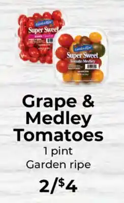 Sunset Foods Grape & Medley Tomatoes offer