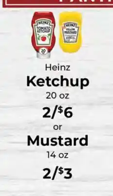 Sunset Foods Heinz Ketchup Mustard offer