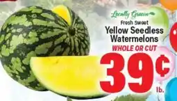 Angelo Caputo's Fresh Market Fresh Sweet Yellow Seedless Watermelons offer