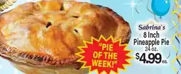 Angelo Caputo's Fresh Market Sabrina's 8 Inch Pineapple Pie offer