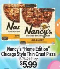 Angelo Caputo's Fresh Market Nancy's Home Edition Chicago Style Thin Crust Pizza offer