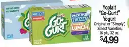 Angelo Caputo's Fresh Market Yoplait Go-Gurt Yogurt offer