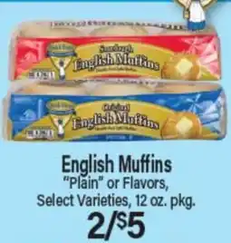 Angelo Caputo's Fresh Market English Muffins offer