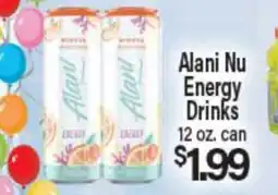 Angelo Caputo's Fresh Market Alani Nu Energy Drinks offer