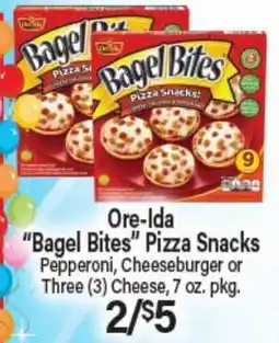 Angelo Caputo's Fresh Market Ore-Ida Bagel Bites Pizza Snacks offer
