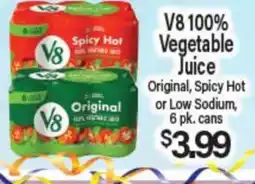 Angelo Caputo's Fresh Market V8 100% Vegetable Juice offer