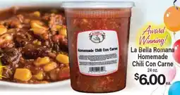 Angelo Caputo's Fresh Market La Bella Romana Homemade Chili Con Carne offer