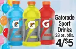 Angelo Caputo's Fresh Market Gatorade Sport Drinks offer