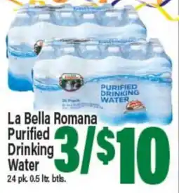 Angelo Caputo's Fresh Market La Bella Romana Purified Drinking Water offer