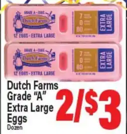 Angelo Caputo's Fresh Market Dutch Farms Grade A Extra Large Eggs offer