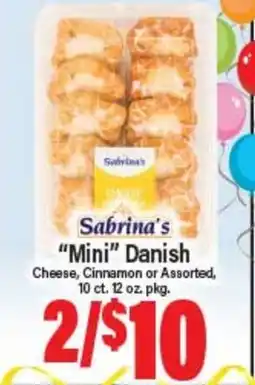 Angelo Caputo's Fresh Market Sabrina's Mini Danish offer