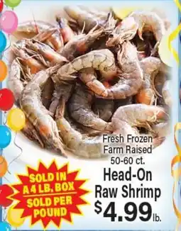 Angelo Caputo's Fresh Market Head-On Raw Shrimp offer