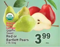 Angelo Caputo's Fresh Market Organic Red or Bartlett Pears offer