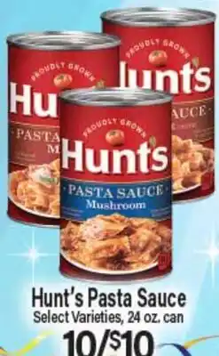 Angelo Caputo's Fresh Market Hunt's Pasta Sauce offer